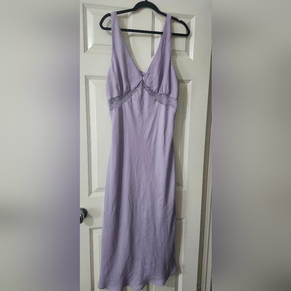 Wild Fable Women's Lace Slip Dress Lilac/ Lavender